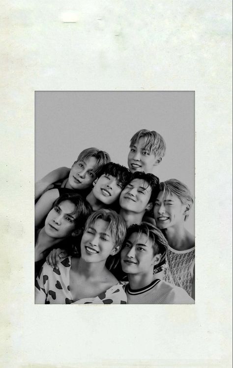 ateez ot8 wallpaper lockscreen ateez b&w wallpaper Photo Binder, Pirate Kids, Song Min-gi, Poster Room, Woo Young, Kim Hongjoong, Music Wallpaper, Group Photos, Korean Pop