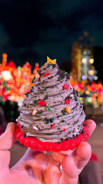 Disneyland Cake, Christmas Disney World, The Grey Stuff, Firework Show, Disney Desserts, Disneyland Christmas, Grey Stuff, Disneyland Food, White Chocolate Cookies