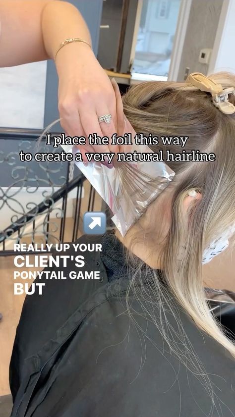 Full Highlight, Full Highlights, Cosmetology School, Business Training, Blonde Balayage, The Little Things, Cosmetology, Weaving Techniques, Hair Videos