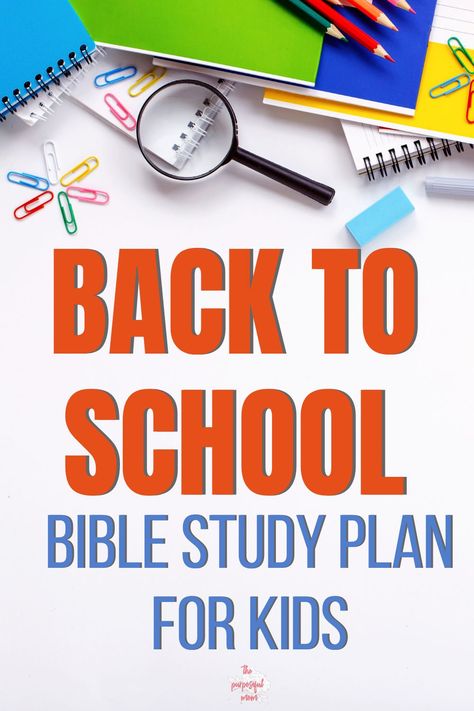 Back To School Devotions For Teens, Back To School Devotions For Kids, Bible Study Plan, Bible Study Ideas, Devotions For Kids, Family Bible Study, Church Youth, Bible Study Plans, Bible Challenge