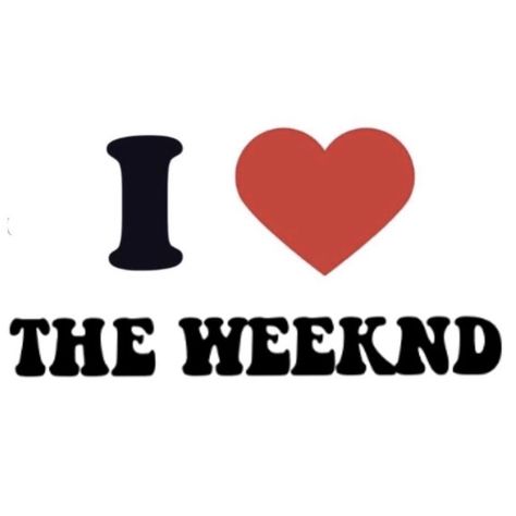 The Weeknd, The Weekend, I Love, Red, White, Black