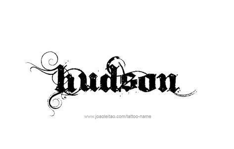 Tattoo Design Name Hudson Hudson Tattoo, Hudson Name, Tattoo Design Name, Roman Numeral Tattoos, Name Tattoo Designs, Design Name, Name Tattoo, Name Tattoos, Name Design