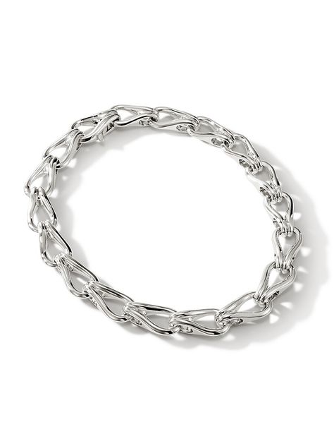 "Find JOHN HARDY Surf Sterling Chain Necklace on Editorialist. From the Surf Collection. John Hardy's classic necklace is crafted of sterling silver, featuring the label's signature chain link design with a polished finish. Sterling silver Lobster clasp Imported SIZE Chain, about 18\" L. John Hardy. Color: Silver." Silver Surf, Mens Sterling Silver Jewelry, John Hardy Jewelry, Link Design, Sterling Necklaces, Classic Necklace, Sterling Silver Chain Necklace, Silver Chain Bracelet, John Hardy