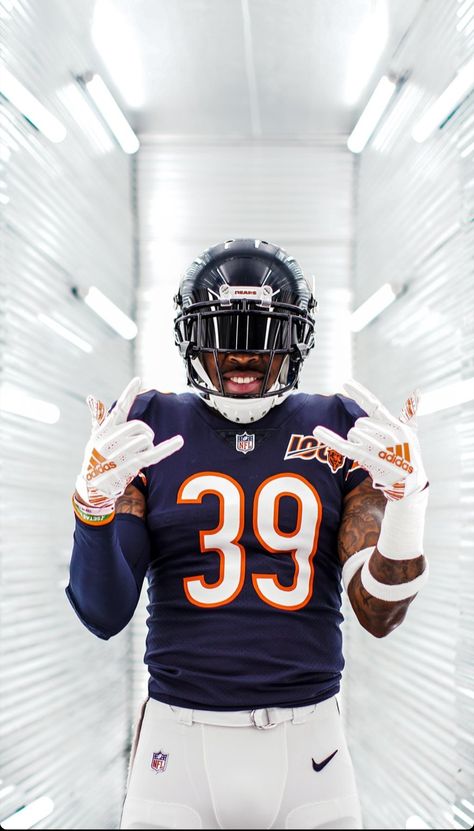 Eddie Jackson Chicago Bears Aesthetic, Eddie Jackson, Chicago Bears Wallpaper, Chicago Bears Pictures, Bears Pictures, Nfl Wallpaper, Bears Wallpaper, Nfl Art, Football Aesthetic