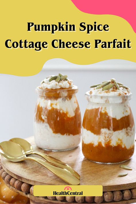 Pumpkin Parfait Healthy, Cottage Cheese Parfait, Pumpkin Cottage Cheese, Basic Breakfast, Pumpkin Parfait, Heart Healthy Breakfast, Healthy Parfait, Yogurt Parfait, Healthy Food Blogs