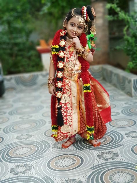 Godha Devi, Puberty Function, Function Dress, Doll Fancy Dress, Fancy Dress Competition, Baby Fancy Dress, Dress School, Girls Fancy Dress