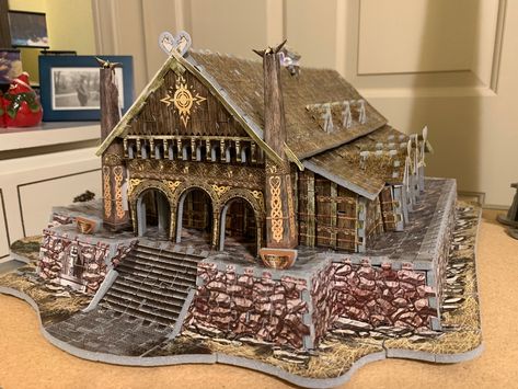 Lord Of The Rings Gingerbread House, Gingerbread Houses, Middle Earth, The Rings, Lord Of The Rings, Christmas Magic, The Hobbit, Gingerbread House, Gingerbread