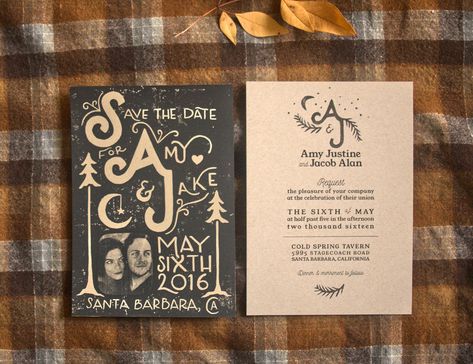 Linocut Wedding, Original Wedding Invitations, Hippie Party, Linocut Printmaking, Linocut Art, Printing Wedding Invitations, Cold Spring, Date Cards, Lino Print