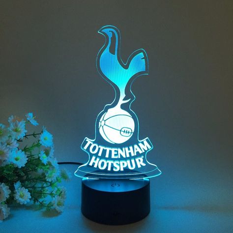 Very nice Tottenham Hotspur Wallpaper, Tottenham Football, Tottenham Hotspur Players, Football Table, Lamp Kids, Milan Football, Led Night Lights, London Pride, Tottenham Hotspur Football