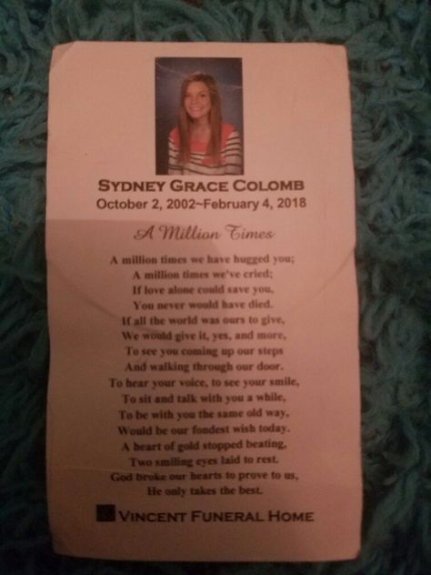 Sydney... I love you so much!! You and I weren't as close as I wanted us to be but we knew each other very well. You were an amazing person and I'm so happy that you are an amazing angel in Heaven with God right now. It breaks my heart to know that you are gone, and not one day goes by without me thinking about you... I am honestly still in shock that this happened. You were supposed to still be here... I can't believe you're gone 😭💔 but I will never forget u 💗😘😇 oh, and I wear your shirt!! Angel In Heaven, Amazing Person, Thinking About You, In Shock, Angels In Heaven, Without Me, I Think Of You, Hug You, My Heart Is Breaking