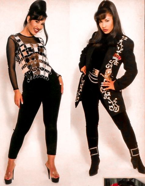 Selena Quintanilla 90s Outfits, Selena Inspired Outfits, Selena Quintanilla Outfits 90s, Iconic Selena Quintanilla Outfits, Selena Quintanilla Bustier Outfits, Selena Quintanilla All Black Outfit, Selena Quintanilla Famous Outfits, Selena Quintanilla Bra Outfits, Selena Fashion