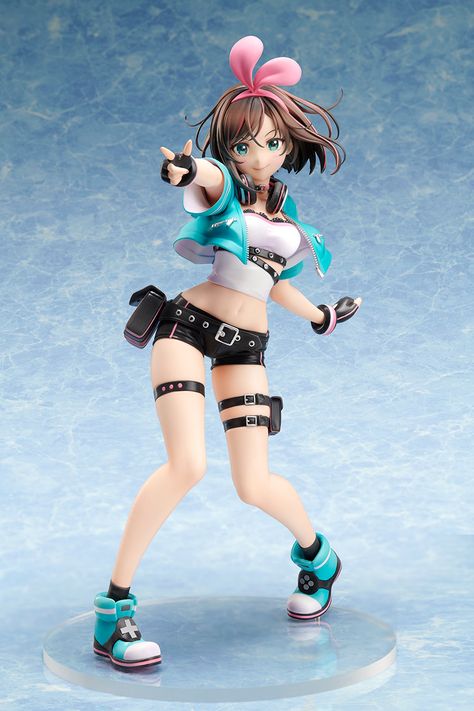 A.I.Games - Kizuna Ai - 1/7 - 2019 (Stronger) | MyFigureCollection.net 3d Figures, Action Pose, Figure Anime, Tokyo Otaku Mode, Gesture Drawing, Poses Reference, Anime Figurines, Figure Poses, Action Poses