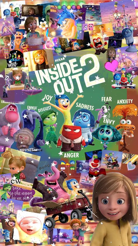 ok yes I’m late but #insideout2 is out!!! ~ #insideout #disney 💛💙💜💚❤️🧡💜🩵🤍 Inside Out Two Wallpaper, Inside Out 2 Wallpaper, Inside Out Wallpaper, Funny Contact Names, Human Body Science Projects, Inside Out Riley, Human Body Science, Inside Out Emotions, Movie Inside Out