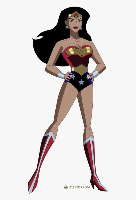 Justice League Animated Series, Injustice Characters, Cartoon Crushes, Wonder Woman Drawing, Wonder Woman Artwork, Justice League Animated, Dc Animated, Superman And Lois Lane, Dc Comics Women