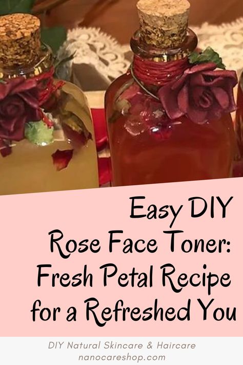 Discover the rejuvenating power of our DIY Rose Face Toner recipe. Crafted with fresh rose petals and rose water, this homemade toner offers a natural way to revitalize your skin. With our easy-to-follow guide, you'll experience the enchanting aroma of roses while achieving a refreshed and radiant complexion. Face Toner Recipe, Homemade Toner, Rose Diy, Rose Toner, Fresh Rose Petals, Rose Face, Diy Rose, Diy Perfume, Diy Roses