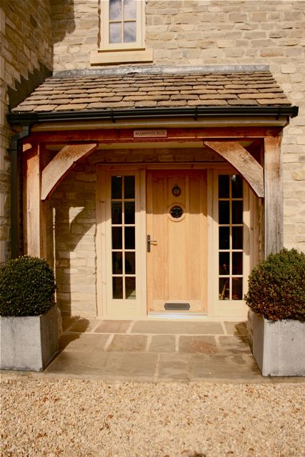 Gravel stone exterior Patio Garden Ideas On A Budget, Shed Inspiration, Yard Door, Veranda Design, Sas Entree, Canopy Ideas, Porch Canopy, Rustic Front Door, Building A Porch