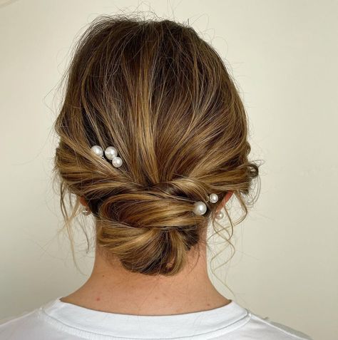 Shoulder Length Hair Updo, Classy Bun, Black Braided Updo, Neck Length Hair, Updos For Short Hair, Messy Hair Updo, Ballerina Bun, Low Updo, Loose Updo