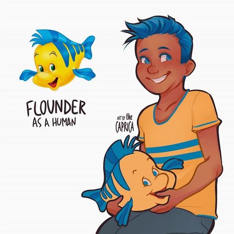 GONDA on Instagram: "Since we are in The little mermaid's vibe lol I already wrote some characters you guys would like to see, but feel free to ask for more! #thelittlemermaid #ariel #flounder #disney #disneyplus #disneyprincess #apequenasereia #linguado #princesasdisney" Flounder Disney, Disney Flounder, Disney Plus, Dreamworks, The Little Mermaid, Ariel, Mermaid, Feel Free, Fan Art