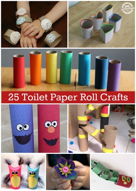 25 {Incredible} Toilet Paper Roll Crafts Paper Roll Crafts For Kids, Tube Art, Toilet Paper Roll Art, Toilet Roll Craft, Rolled Paper Art, Toilet Paper Crafts, Toilet Paper Rolls, Flower Headbands, Toilet Paper Roll Crafts