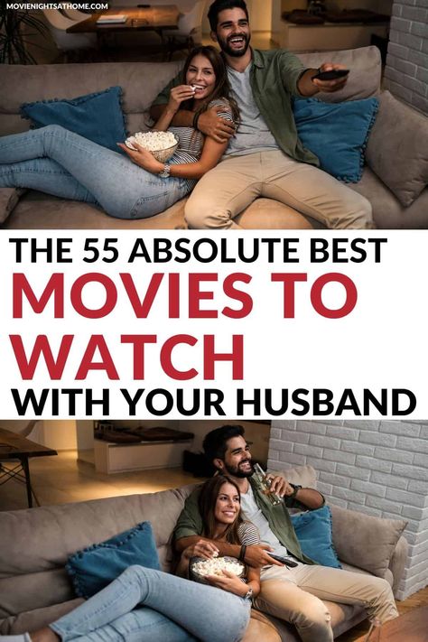 Enjoy a date night at home with these best movies to watch with your husband or boyfriend. Everything from romance to action is on the list! Movies For Couples, Movie Night List, Best Date Night Movies, Romantic Movies To Watch, Romantic Movie Night, Action Movies To Watch, Best Movies To Watch, Date Night Movies, Romance Movies Best