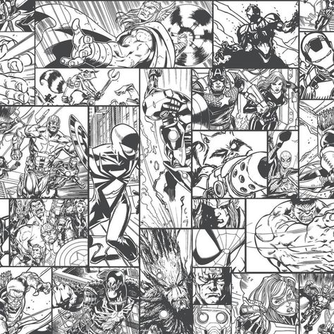 Marvel Black and White Wallpapers - Top Free Marvel Black and White Backgrounds - WallpaperAccess Comic Strip Wallpaper, Marvel Comic Strip, Strip Wallpaper, Comic Book Wallpaper, Marvel Avengers Comics, Stripped Wallpaper, Avengers Quotes, Avengers Pictures, Wallpaper Warehouse