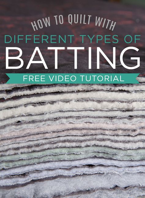 Quilting Tutorial: Quilting on Different Types of Batting Longarm Quilting Tutorials, Sewing Knowledge, History Of Quilting, Sewing Men, How To Quilt, Sewing Quilts, Quilting Blogs, Sewing Machine Quilting, Nancy Zieman