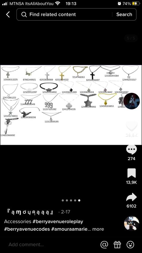 Y2k Accessories Berry Avenue Codes, Berry Avanue Codes Necklace, Roblox Berry Avenue Codes Necklace, Roblox Id Codes For Necklace, Brookhaven Codes Necklace, Bloxburg Outfit Codes Necklace, Roblox Neck Accessories Codes, Necklace Codes Bloxburg, Chain Codes For Berry Ave