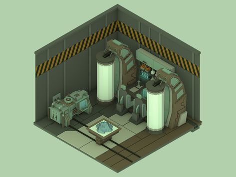 Isometric Sci Fi, Isometric Laboratory, Interior Infographic, Scifi Laboratory, Laboratory Interior Design, Sci Fi Laboratory Concept Art, Laboratory Concept Art, Isometric Room Illustration, Lab Concept Art