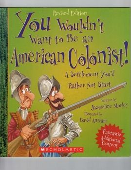 American Colonist: You Wouldn't Want to Be One! Virginia Studies, 3rd Grade Social Studies, 13 Colonies, 4th Grade Social Studies, 5th Grade Social Studies, Social Studies Elementary, Social Studies Classroom, Social Studies Activities, Social Studies Lesson