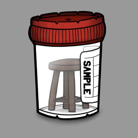 Here is a small sample... Usually, it's brown and sticky... in this case... it's brown and... made from sticks. Get it? funny artwork, Punny artwork, Humor illustrations funny Stool Sample, Funny Artwork, Artist Statement, Pretty Good, Cute Doodles, Lower Case Letters