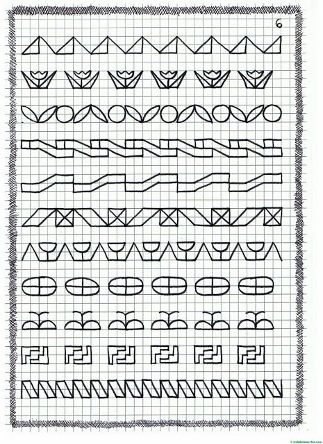 ¿Qué puedo hacer hoy?: Grecas decorativas Blackwork Embroidery Patterns, Aluminum Foil Art, Graph Paper Designs, Doodle Art Flowers, Cross Stitch Border Pattern, Graph Paper Drawings, Blackwork Patterns, Geometric Design Art, Blackwork Embroidery