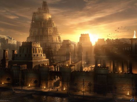 The Translation of the Sumerian King List: When Gods ruled the Earth | Ancient Code Sumerian King List, Tower Of Babylon, Gate Of Babylon, Ancient Sumerian, Cradle Of Civilization, Tower Of Babel, Architecture Wallpaper, Prince Of Persia, Concrete Building