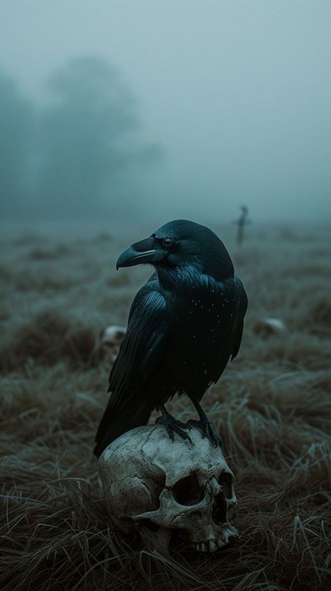 Dark Academia Phone Wallpaper, Dark Academia Iphone Wallpaper, Dark Academia Wallpaper, Raven Tattoo, Gothic Wallpaper, Raven Art, Witchy Wallpaper, Academia Wallpaper, Black Crow