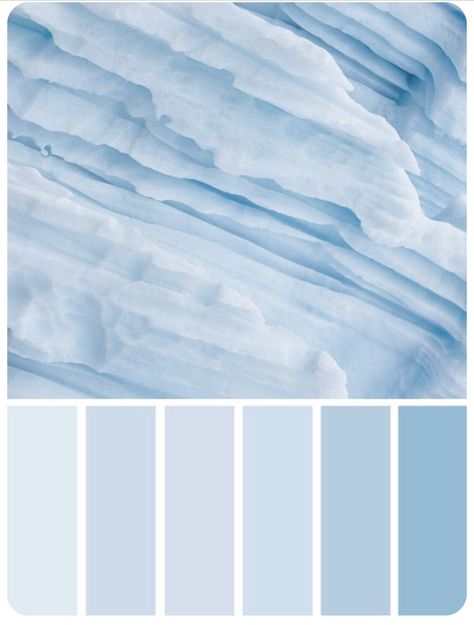 Blue Color Pallet, Pastel Blue Color, Ice Blue Color, Color Schemes Colour Palettes, Blue Palette, Pastel Colour Palette, Paint Colour, Blue Color Schemes, Blue Colour Palette