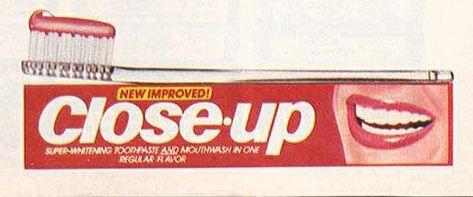 Close Up - Toothpaste and Mouthwash  in one!!!  (Regular Flavor) Close Up Toothpaste, 1970s Childhood, Vintage Bath, Vintage Packaging, School Memories, Middle Name, Mouthwash, Magpie, Do You Remember