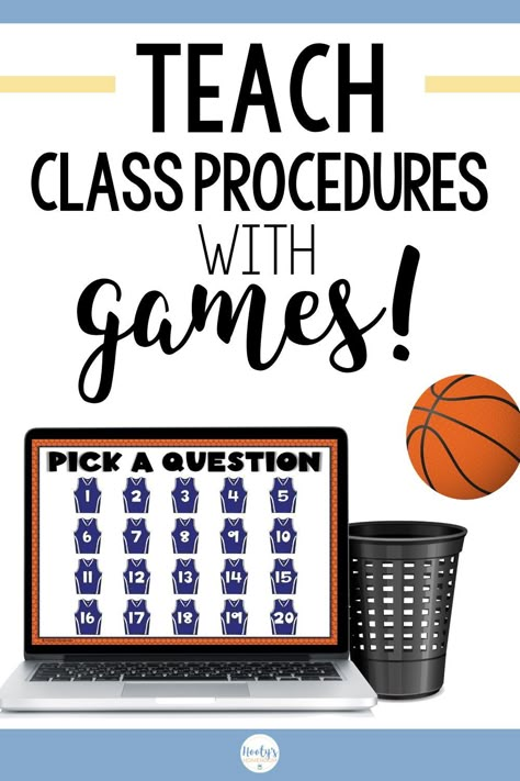 Looking for fun back-to-school games that will get your students excited about a new school year? Check out this blog post about incorporating games into your back-to-school activities. Read about icebreakers, school trivia games, and even teaching rules and procedures using games. These ideas are perfect for 3rd, 4th, and 5th grade students. Even middle school students will have a blast playing these games at the beginning of the year. School Activities Highschool Student, Beginning Of The Year Activities 3rd Grade, First Day Of School Games First Grade, Middle School 1st Day Activities, Back To School Night Middle School, First Day Of School Activities 4th Grade Math, First Day Of School Games Middle School, Beginning Of The School Year Activities 4th Grade, Grade 6 Back To School