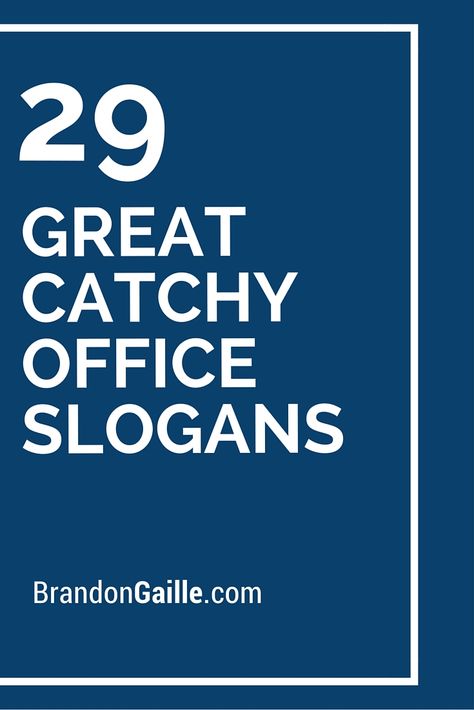 29 Great Catchy Office Slogans New Journey Quotes, New Job Quotes, The Office Tshirt, Yearbook Inspiration, School Countdown, Working In An Office, Scrape Booking, Christmas Card Messages, Company Quotes