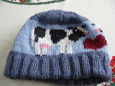 Cow Knitting Pattern, Knitting Patterns Hat, Grandma Era, Cow Embroidery, Cow Hat, Fun Hats, Intarsia Knitting, Baby Boy Knitting, Baby Cardigan Knitting Pattern