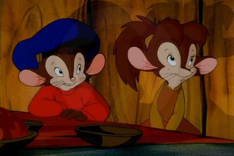 Fievel and Tanya (An American Tail: Fievel Goes West) (c) 1991 David Kirschner, Amblin Entertainment (Steven Spielberg) & Universal Pictures Tanya Mousekewitz, Fievel Mousekewitz, Fievel Goes West, An American Tail, Dolphin Art, Go West, Warner Brothers, Steven Spielberg, Universal Pictures