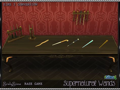 Fonctionne avec le jeu de base Testé : aucun problème noté #Sims4 #Sims4CC #Sims4MaxisMatch #MaxisMatch #CC #Realmofmagic #RealmofmagicCC #Wand #Baguette #Baguettemagique #MagicalWand #Halloween Sims Halloween, Cc Accessories, Sims 4 Stories, Sims 4 Blog, Sims Stories, Leprechaun Trap, Muebles Sims 4 Cc, Sims 4 Studio, Sims 4 Clutter