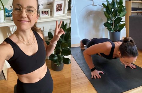 I Did Push-Ups Every Day for 2 Weeks: Here are 5 Things I LearnedMy only rule: no dropping to my kneesBy Kirsti Buick 28/11/2020Push-ups are a serious OG when you're considering bodyweight exercises that get results. Gone are the days of considering full push-ups male and the knee-based regression female. That said, while the rhetoric has thankfully changed, the move hasn't actually gotten any easier. That's why WH Junior Fitness Editor Kristi Buick decided it was time to get some he Push Up Results, How To Do Lunges, Proper Push Up, Push Up Form, Reduce Arm Fat, Health Newsletter, Strength Exercises, Lose Arm Fat, Push Up Challenge