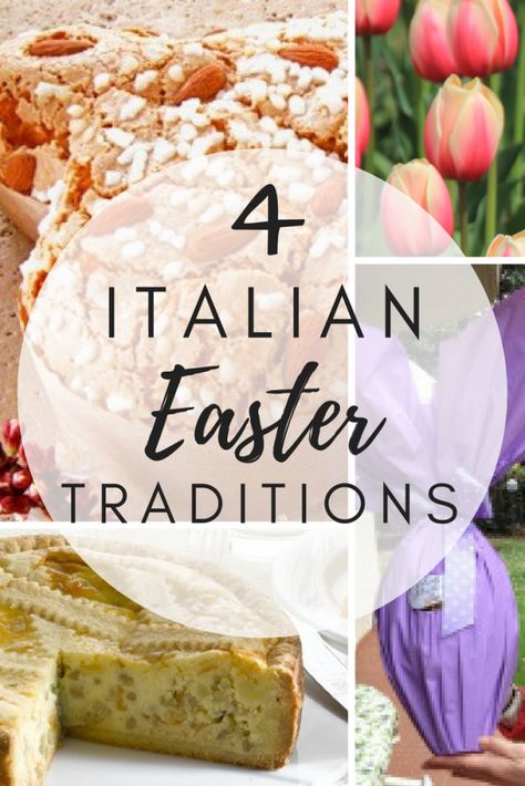 How do Italian Celebrate Easter? Here are 4 ways! Chocolate Eggs, La colomba pasquale, Pastiera, and pasquetta. #easterinitaly #italy #italianculture #italiantraditions #easter #easterdesserts #italiandesserts Italian Easter Traditions, Italian Easter Cake, Italian Easter Side Dishes, Traditional Italian Easter Desserts, Sicilian Easter Recipes, Italian Easter Recipes Traditional, Italian Easter Appetizers, Italian Easter Dinner Ideas, Easter Italian Recipes