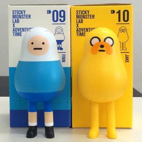 TOYSREVIL: Sticky Monster Lab x Adventure Time Sticky Monster Lab, Sticky Monster, Toy Packaging, Art Toys Design, Vinyl Art Toys, 카드 디자인, Id Design, Mascot Design, Vinyl Toys