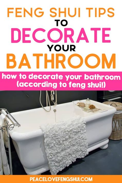 Feng Shui Bathroom Decor, Feng Shui Bathroom Colors, Bathroom Feng Shui, Couleur Feng Shui, Feng Shui Bathroom, Feng Shui Basics, Best Bathroom Colors, Feng Shui Guide, Feng Shui Colours