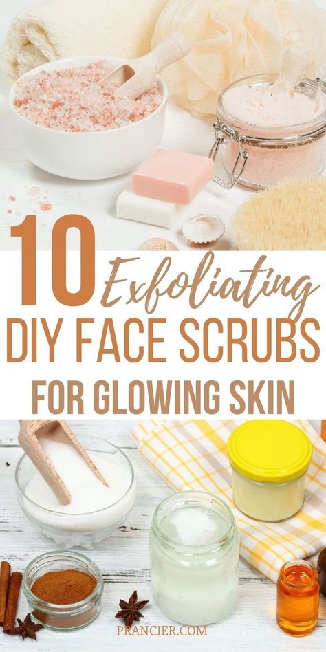 The Best DIY Face Scrub Recipes Diy Face Scrubs, Diy Exfoliating Face Scrub, Exfoliating Scrub Diy, Scrubs Diy, Diy Facial Scrub, Homemade Scrubs, Face Scrub Recipe, Salt Scrubs, Face Scrubs