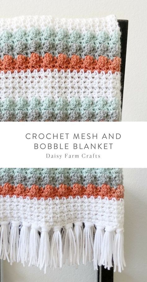 Bobble Blanket, Daisy Farm, Crafts Crochet, Confection Au Crochet, Crochet Geek, Crochet For Beginners Blanket, Farm Crafts, Crochet Daisy, Afghan Patterns