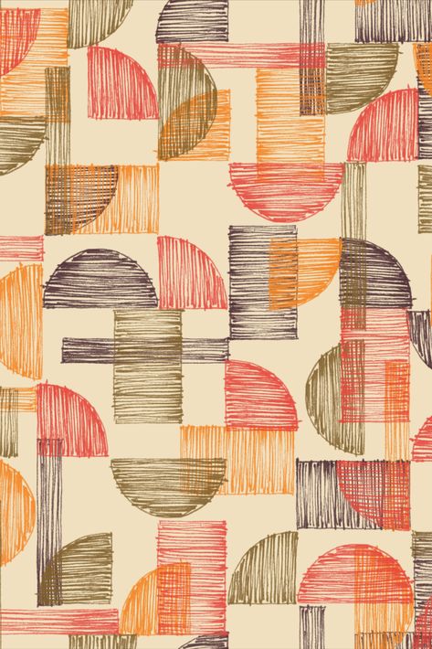 Pattern designed by Criativo Thatu, inspired by sketch geometry. Available on @patternbank Jometical Design, Geometry Pattern Design, Geometry Sketch, Modern Textiles Patterns, Digital Print Textiles, Digital Graphics Art, Wallpaper Background Design, Geometric Shapes Art, Pattern Design Inspiration