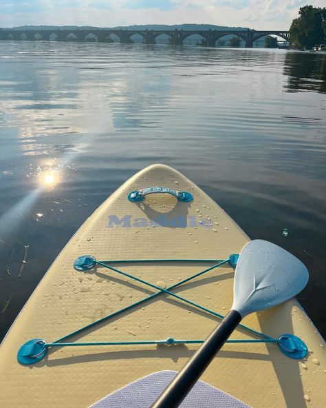 the best spot to be on a summer evening ☀️🌊💛☁️ @maddleboards .. summer aesthetic, paddle boarding, lake day, river day, summer inspiration, pinterest inspired, yellow bikini Summer At The Lake Aesthetic, Paddleboard Aesthetic, Audience Segmentation, Lake Day, Paddle Boards, Paddle Board, Summer Inspiration, Summer Evening, Paddle Boarding