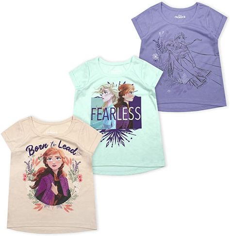 Frozen Clothes, Disney Outfits Girls, Disney Toddler Outfits, Frozen Birthday Shirt, Frozen Outfits, Frozen Shirts, Disney With A Toddler, Elsa Shirt, T Shirts For Girls