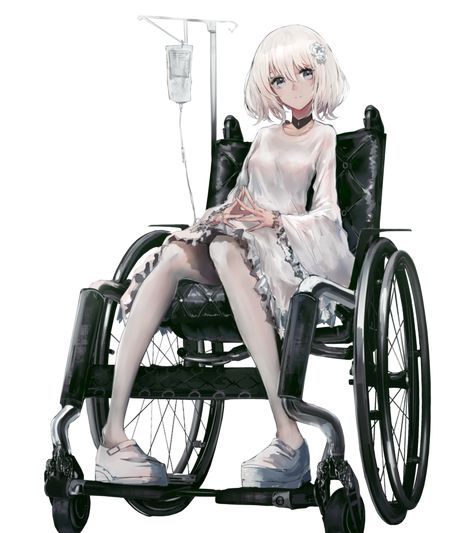 Character Design Cartoon, Anime Gifs, Anime Oc, Anime Angel, Art Anime, 애니메이션 캐릭터, Wheelchair, Manga Girl, Anime Style